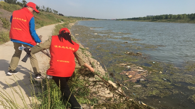 啄木鳥志愿者再巡周口沙潁河風景區